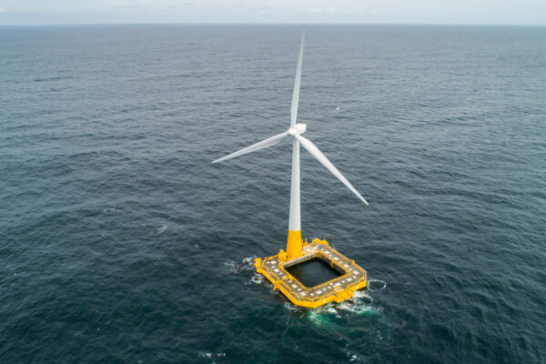 Ideol Floatgen Floating Wind Turbine Grey Sea WindEurope