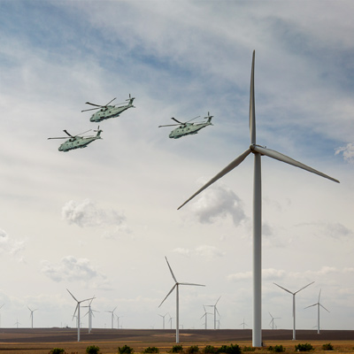 Wind energy, Defence and Aviation