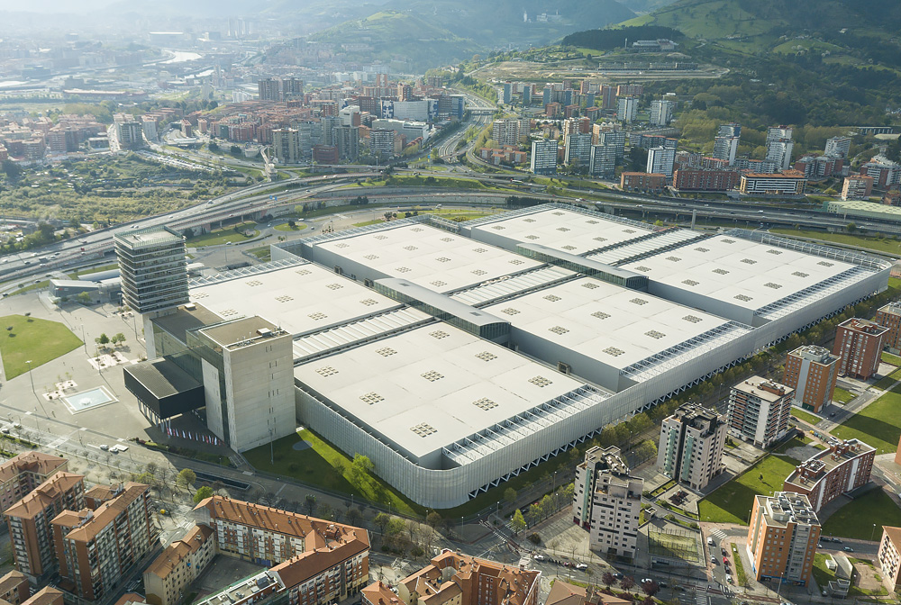 Bilbao BEC Center aerial shot
