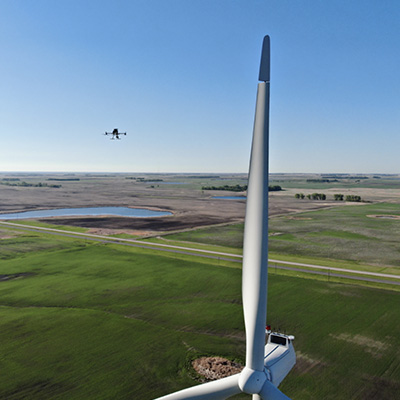 wind turbine inspection drone
