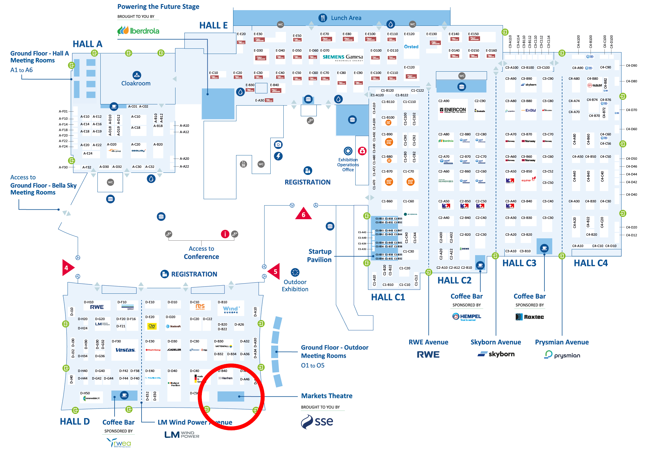 Markets Theatre map