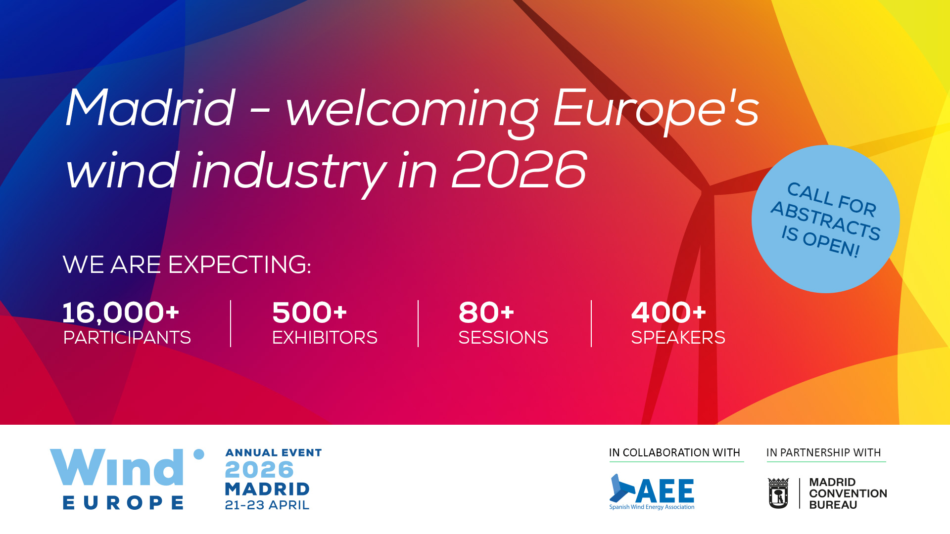 WindEurope Annual Event 2026 in Madrid