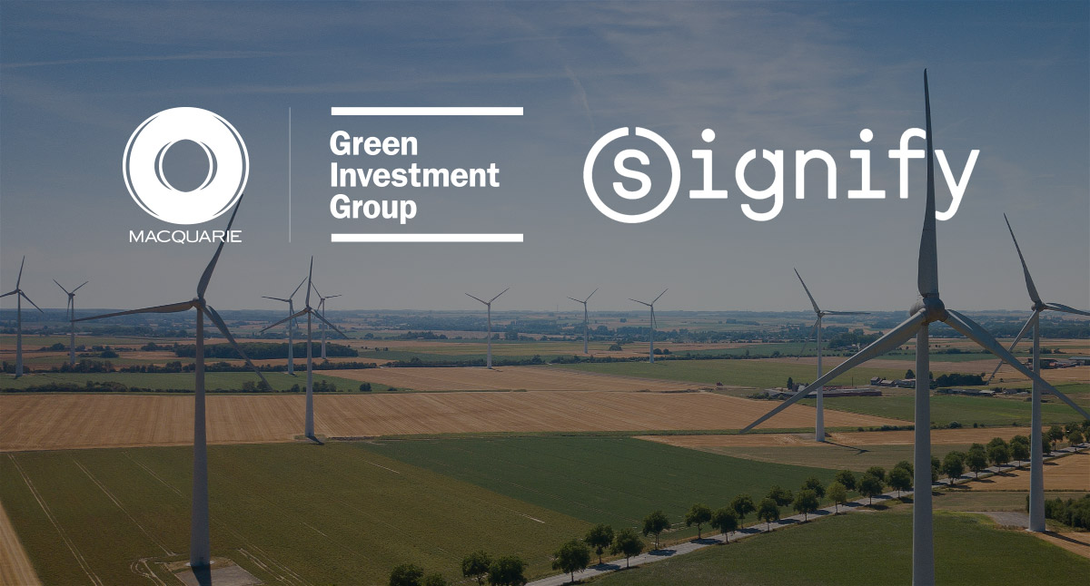 wind farm aerial