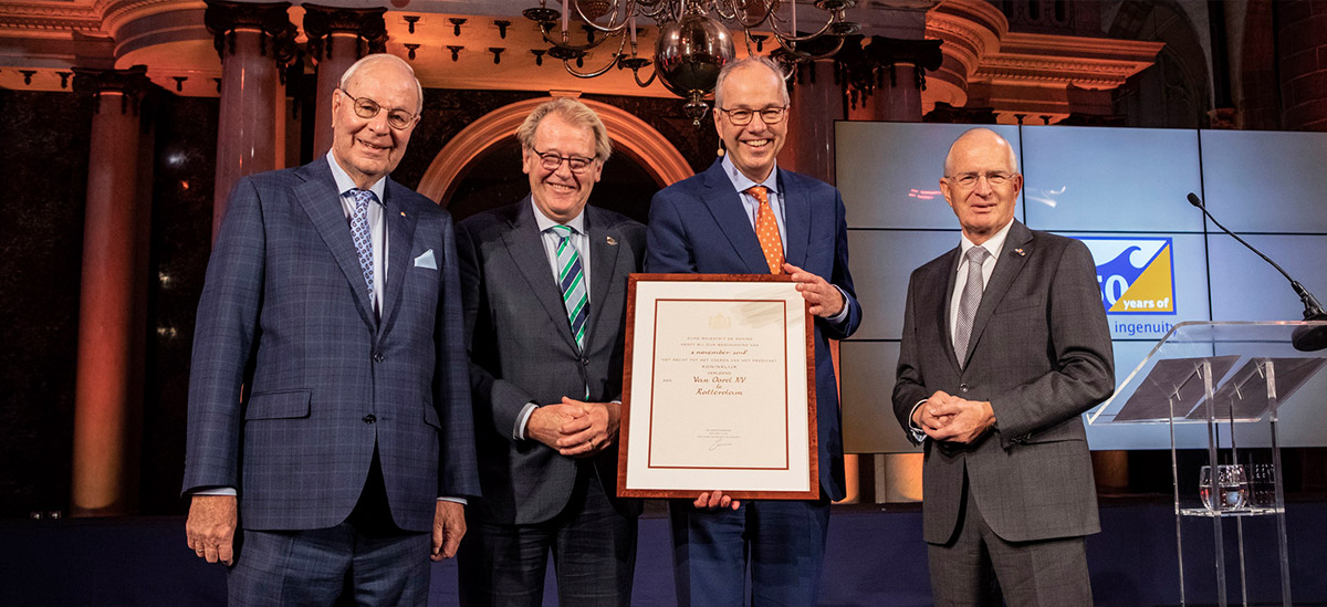 Van Oord gets royal title as 150th birthday present