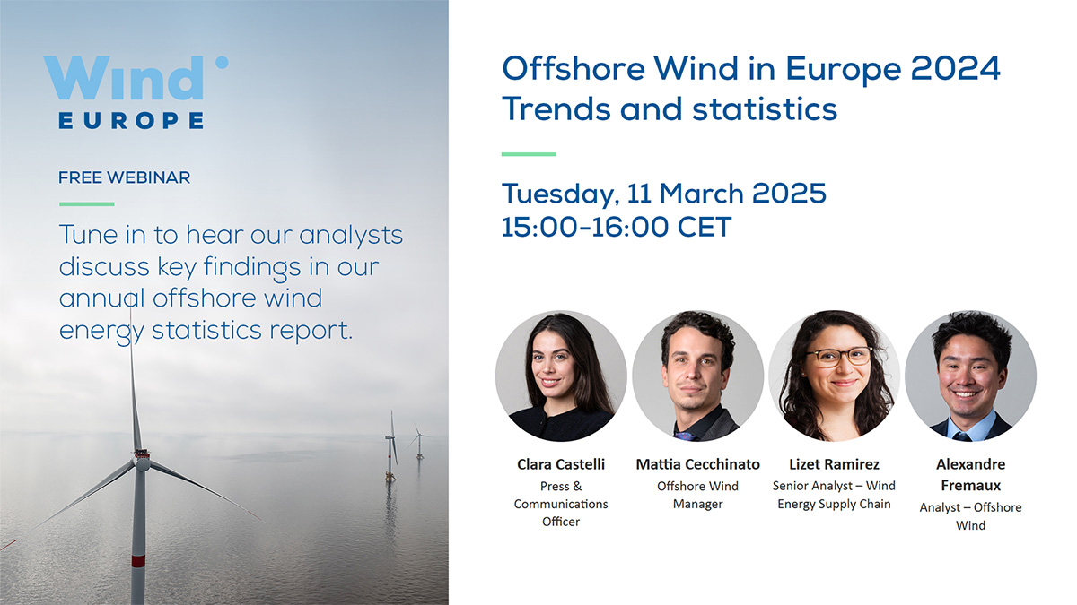 Offshore Wind in Europe 2024: Trends and statistics