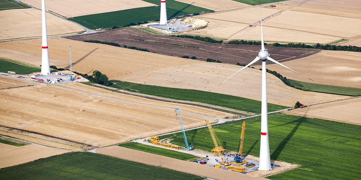 wind turbines