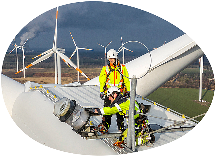 Wind workers