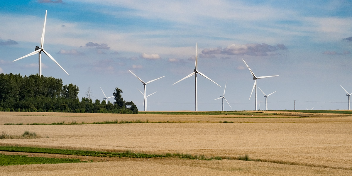 wind turbines