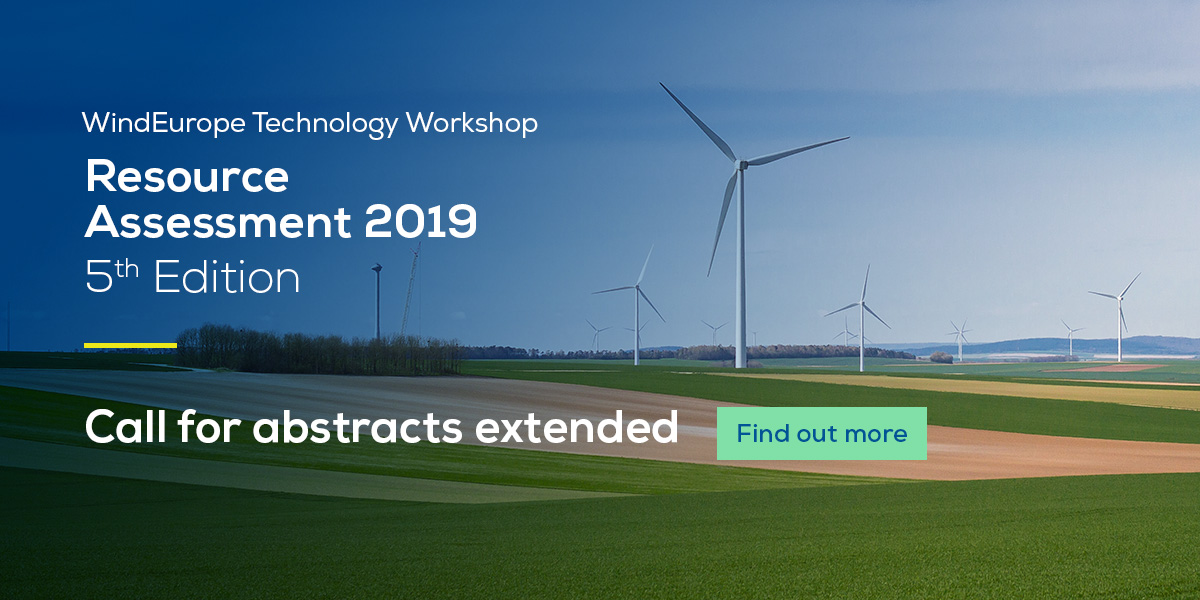 WindEurope's Tech Workshop 2019 Resource Assessment